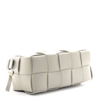 Lambskin Maxi Intrecciato Small Brick Cassette Bag Agate Grey