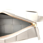 Lambskin Maxi Intrecciato Small Brick Cassette Bag Agate Grey