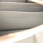 Lambskin Maxi Intrecciato Small Brick Cassette Bag Agate Grey
