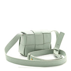 Lambskin Maxi Intreccio Candy Cassette Crossbody Bag Sage