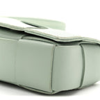 Lambskin Maxi Intreccio Candy Cassette Crossbody Bag Sage