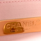 Lambskin Quilted Large Chanel 19 Flap Light Pink