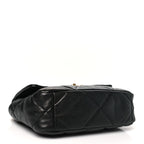 Lambskin Quilted Medium Chanel 19 Flap Black