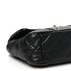 Lambskin Quilted Medium Chanel 19 Flap Black