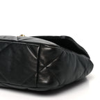 Lambskin Quilted Medium Chanel 19 Flap Black