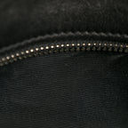 Lambskin Quilted Medium Loulou Puffer Monogram Chain Satchel Black