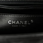 Lambskin Quilted Mini Top Handle Rectangular Flap So Black