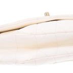 Lambskin Quilted Small Color Match Flap White Multicolor