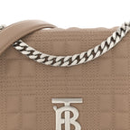 Lambskin Quilted Small Lola Bag Camel