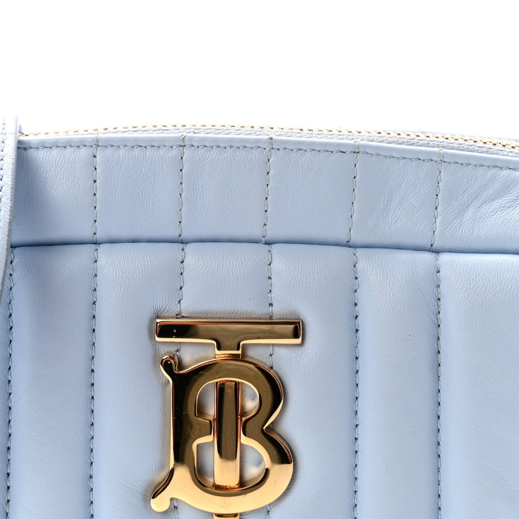 Lambskin Quilted Small Lola Camera Bag Pale Blue