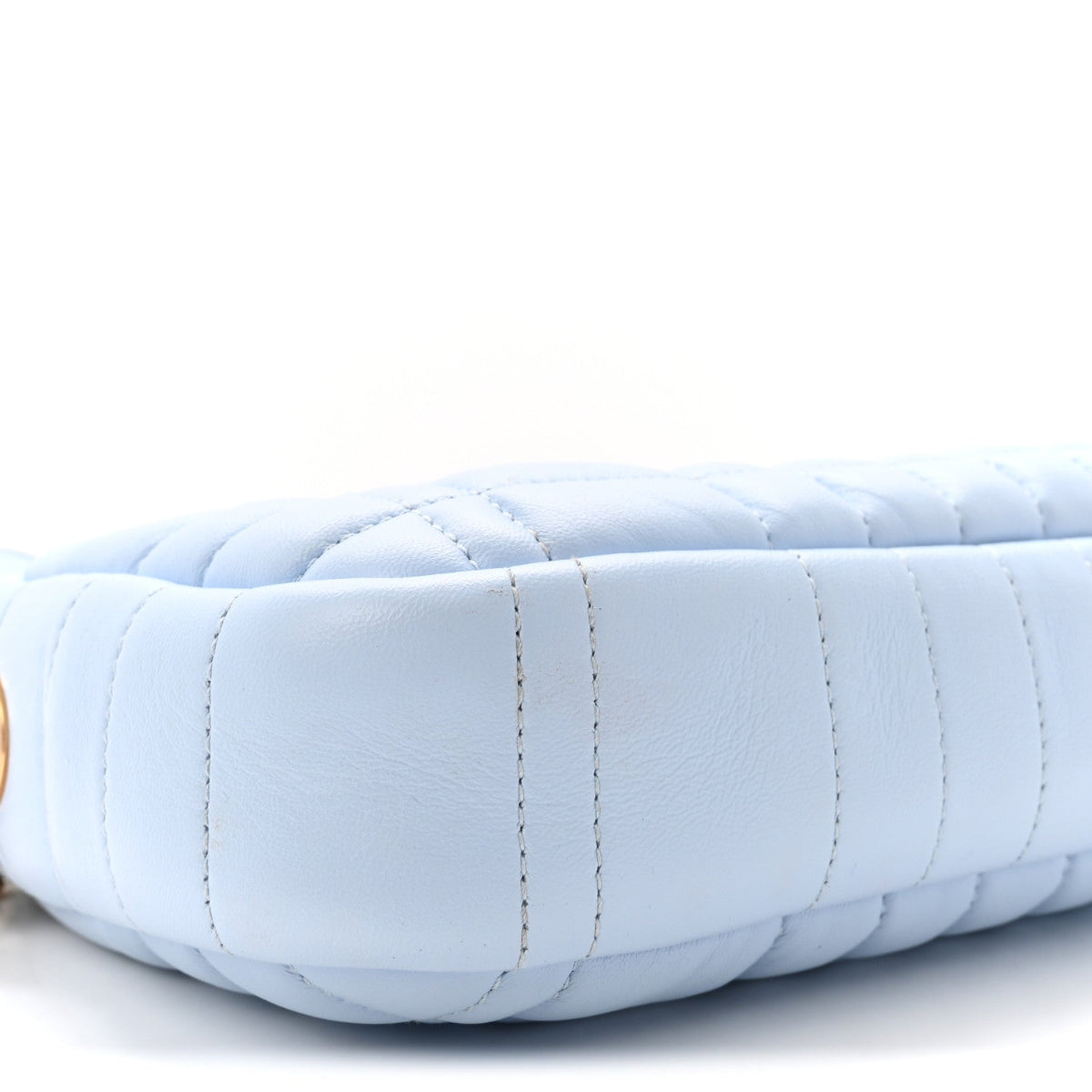 Lambskin Quilted Small Lola Camera Bag Pale Blue