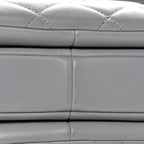 Lambskin Quilted Small Trendy CC Flap Dual Handle Bag Grey