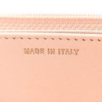 Lambskin Quilted Trendy CC Wallet On Chain WOC Light Beige