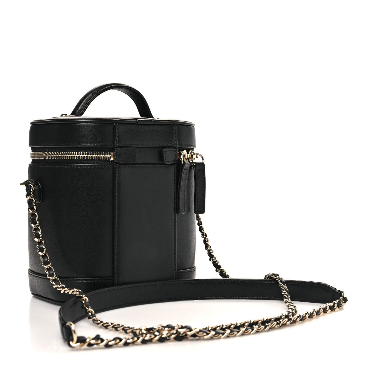 Lambskin Timeless Vanity Cosmetic Case Black
