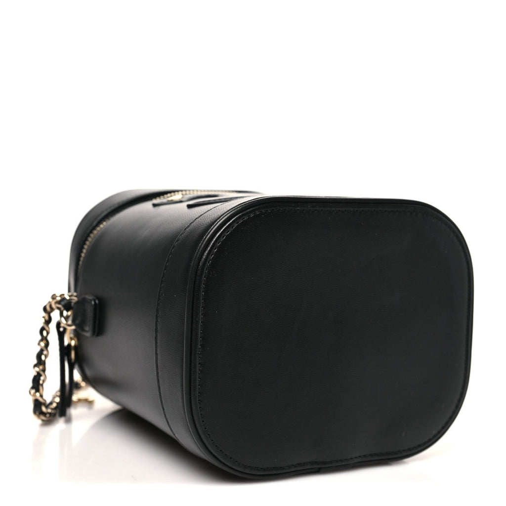Lambskin Timeless Vanity Cosmetic Case Black