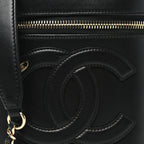 Lambskin Timeless Vanity Cosmetic Case Black