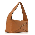 Calfskin Puzzle Hobo Warm Desert