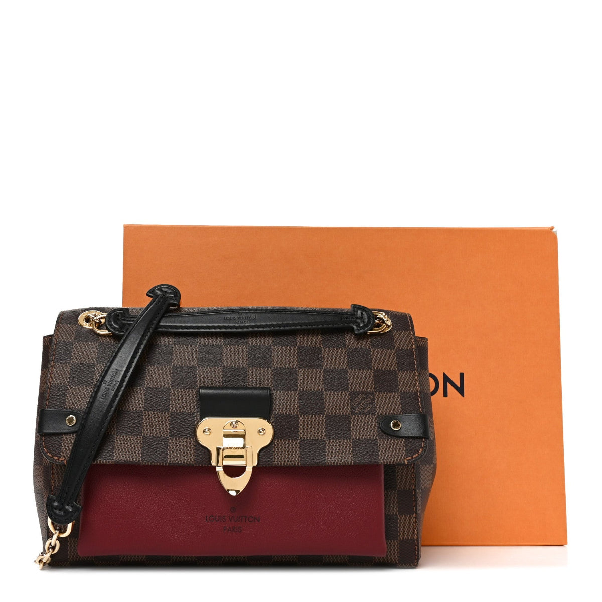 Damier Ebene Vavin PM Bordeaux