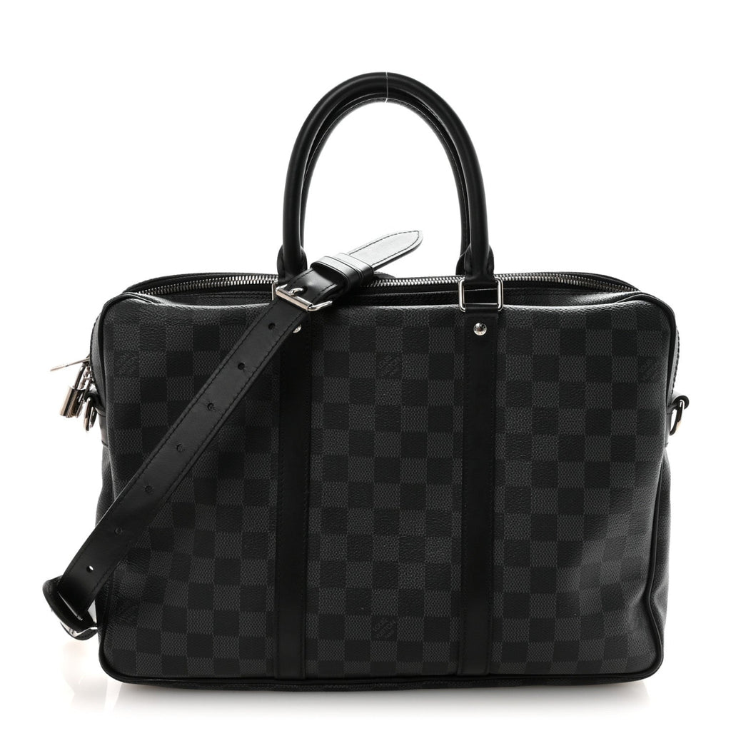 Damier Graphite Porte Documents Voyage PM