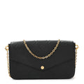 Empreinte Pochette Felicie Chain Wallet Black