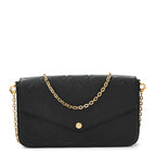 Empreinte Pochette Felicie Chain Wallet Black