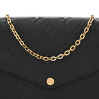 Empreinte Pochette Felicie Chain Wallet Black