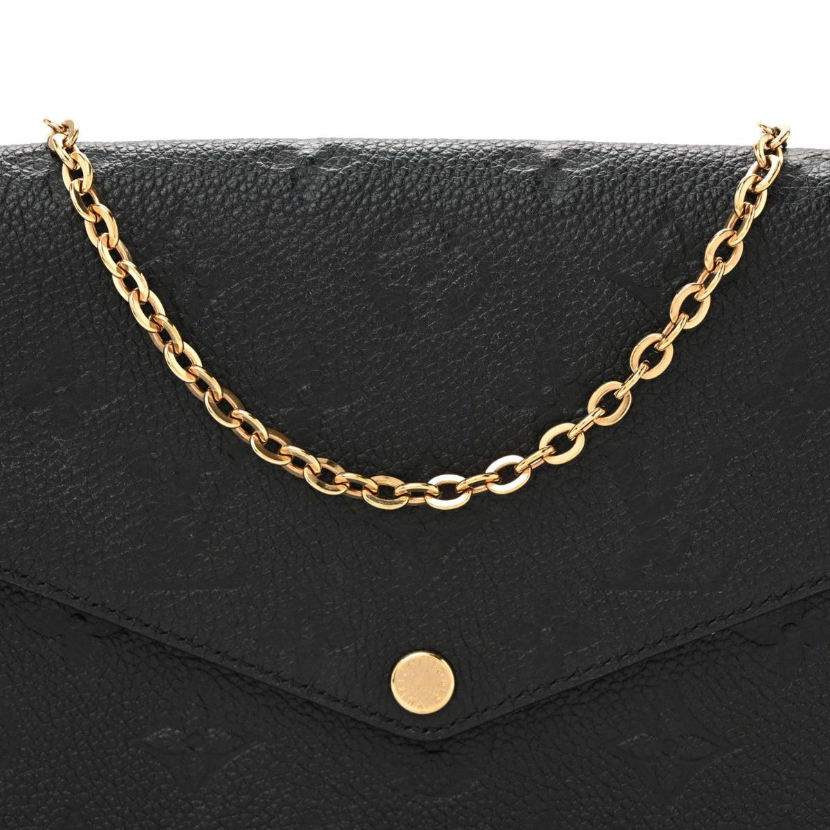 Empreinte Pochette Felicie Chain Wallet Black