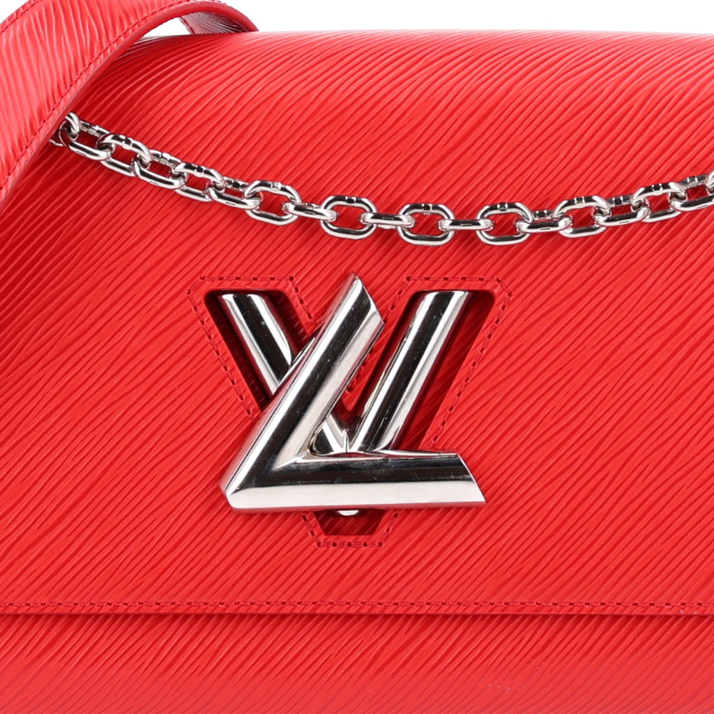 Epi Twist Shoulder Bag MM Coquelicot