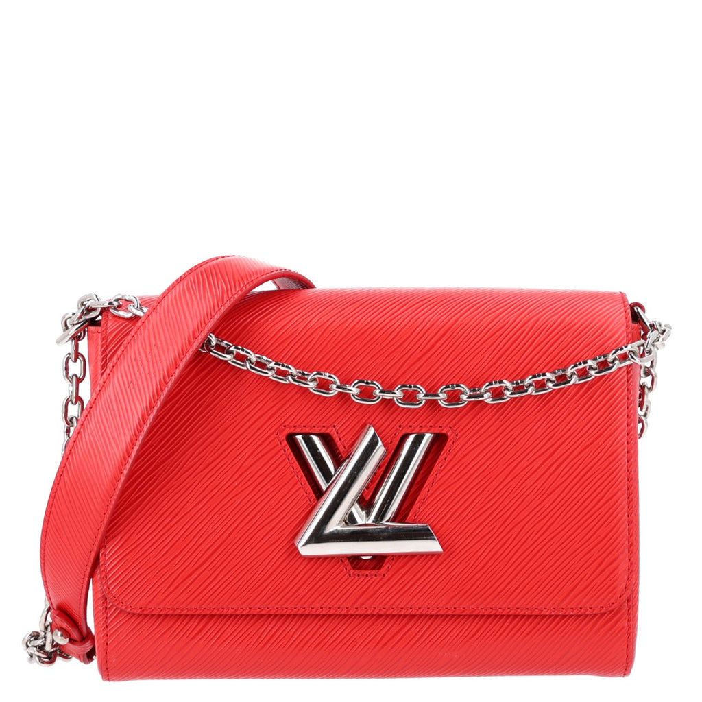 Epi Twist Shoulder Bag MM Coquelicot
