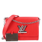 Epi Twist Shoulder Bag MM Coquelicot