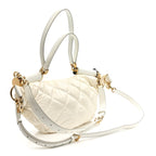 Marsupio Nylon Quilted Piumino 2 Belt Bag White