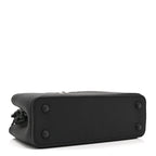 Matte Taurillon Capucines East West Mini All Black