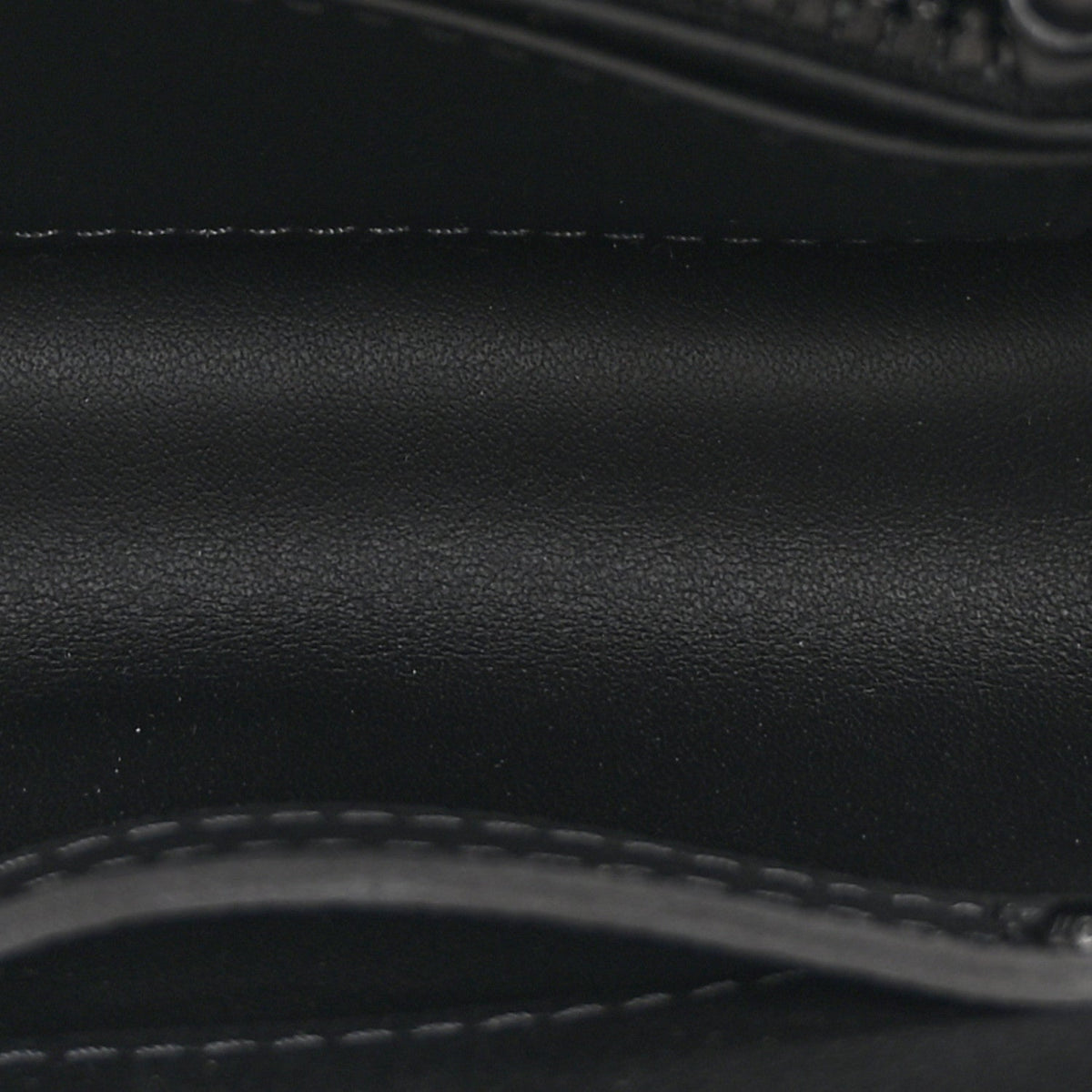 Matte Taurillon Capucines East West Mini All Black