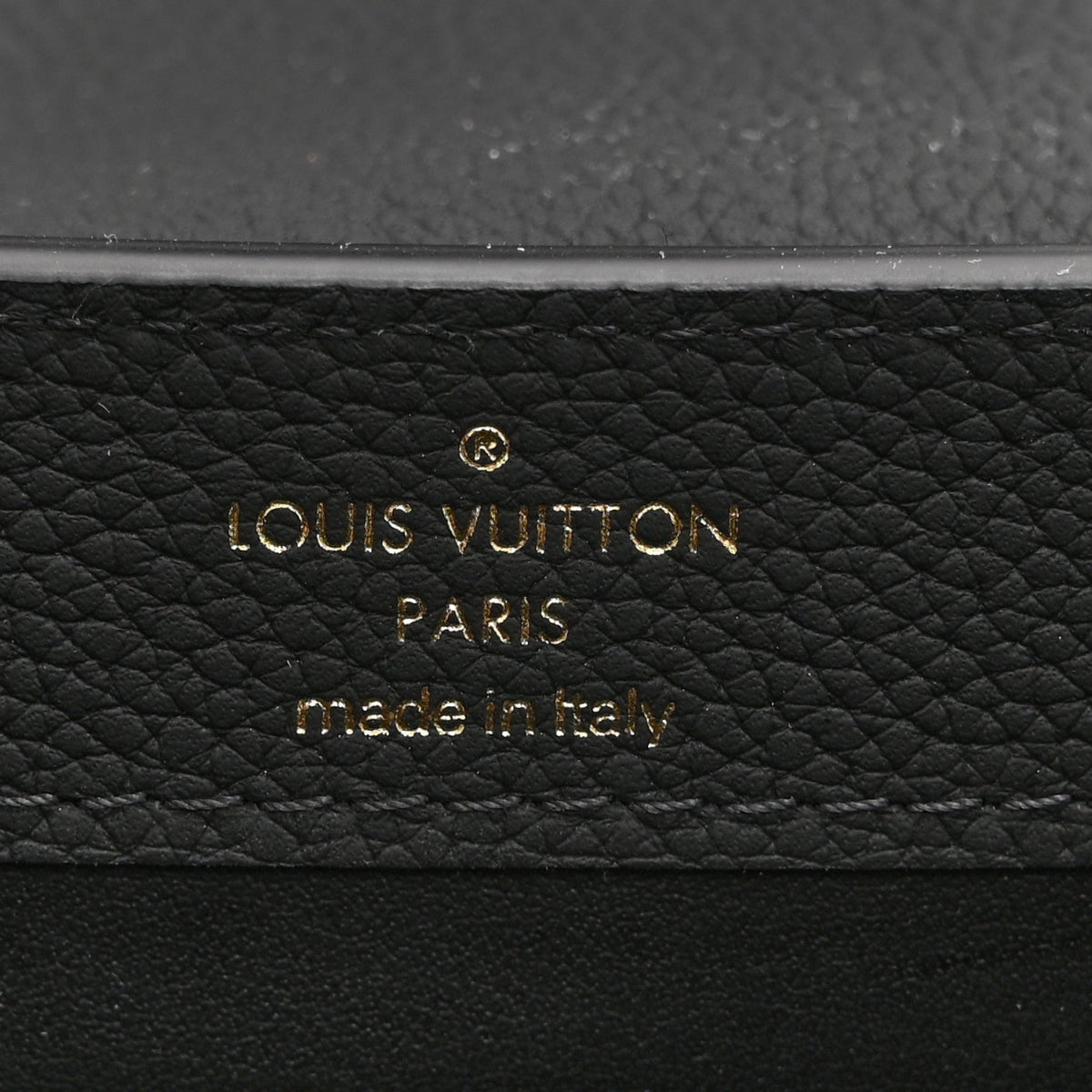 Matte Taurillon Capucines East West Mini All Black