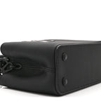 Matte Taurillon Capucines East West Mini All Black