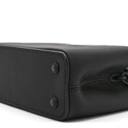 Matte Taurillon Capucines East West Mini All Black