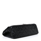 Metallic Aged Calfskin Quilted 2.55 Reissue 227 Flap So Black