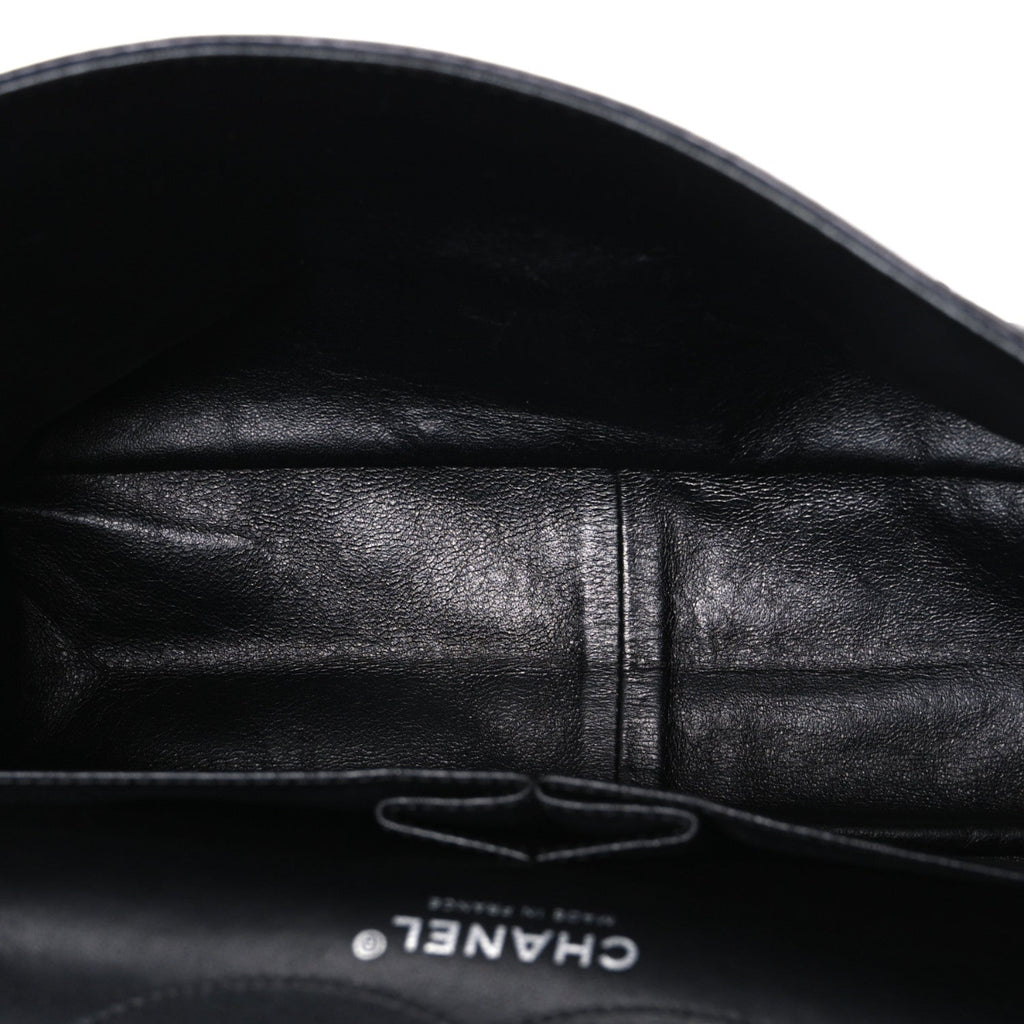 Metallic Aged Calfskin Quilted 2.55 Reissue 227 Flap So Black