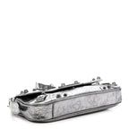 Metallic Agneau Arena Small Le Cagole Sling Bag Silver