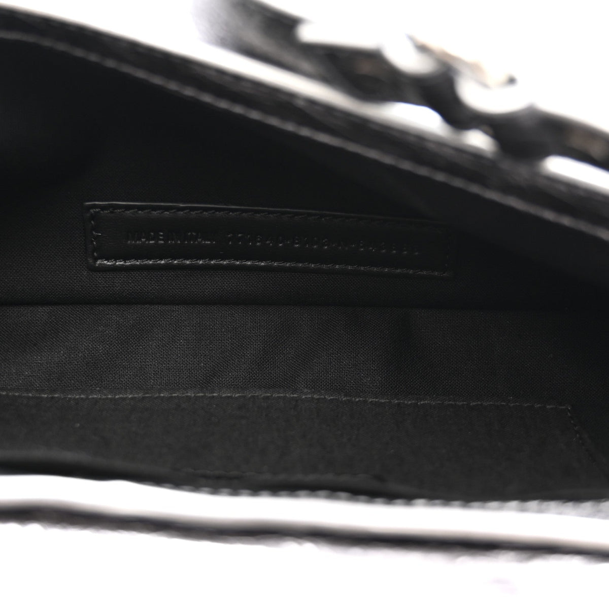 Metallic Agneau Arena Small Le Cagole Sling Bag Silver