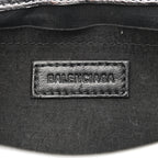 Metallic Agneau Arena Small Le Cagole Sling Bag Silver