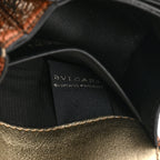 Metallic Calfskin Serpenti Forever Micro Bag Gold