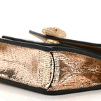 Metallic Calfskin Serpenti Forever Micro Bag Gold
