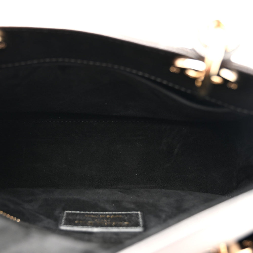 Metallic Lambskin Cannage Small My ABCDior Lady Dior Dark Silver