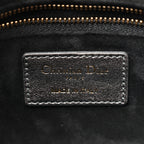 Metallic Lambskin Cannage Small My ABCDior Lady Dior Dark Silver