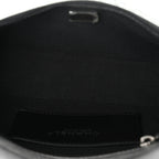 Metallic Lambskin Lacquered Quilted Small Flap Silver