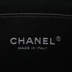 Metallic Lambskin Lacquered Quilted Small Flap Silver