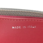 Metallic Lambskin Quilted Wallet On Chain WOC Silver