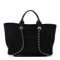 Mixed Fibers Small Deauville Tote Black