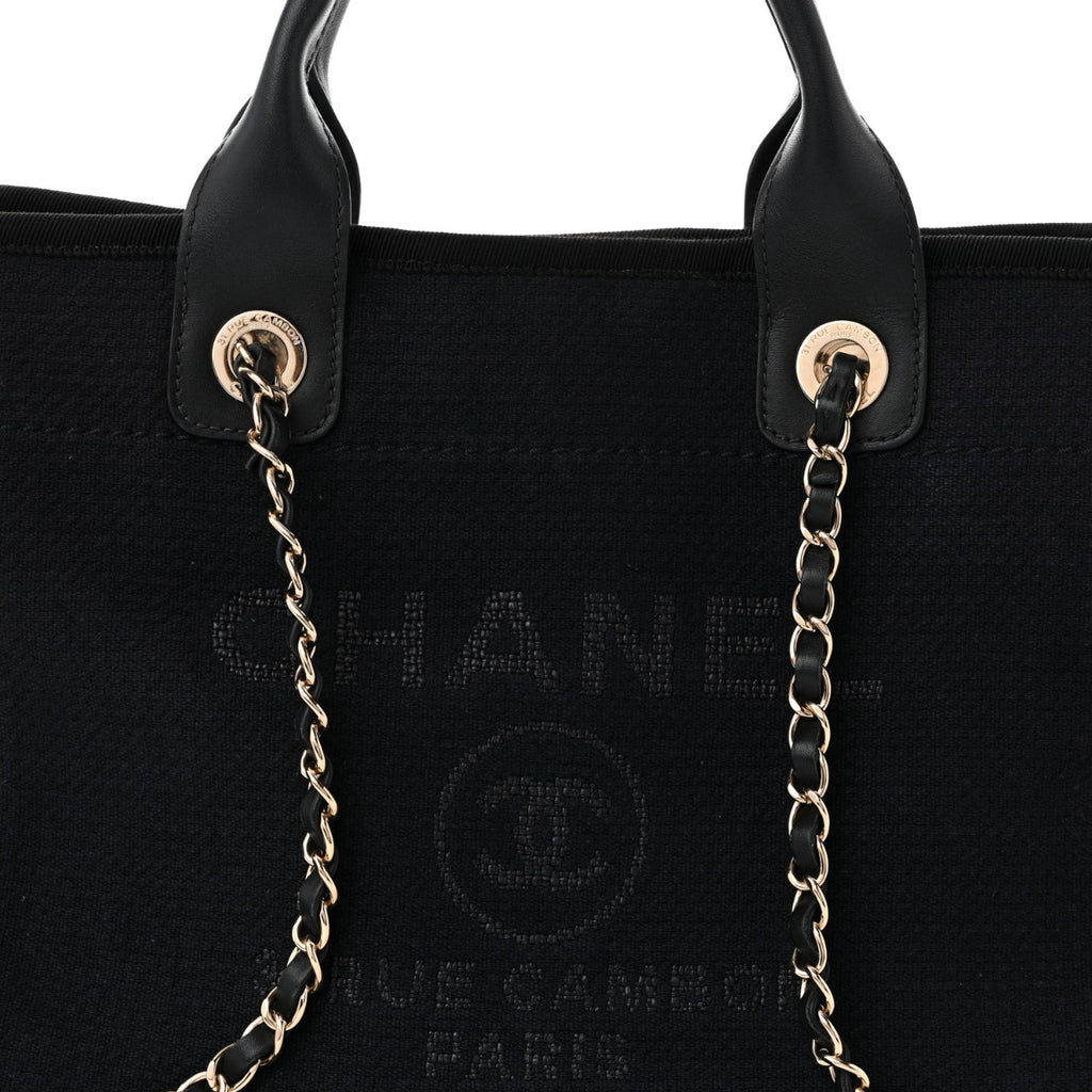 Mixed Fibers Small Deauville Tote Black